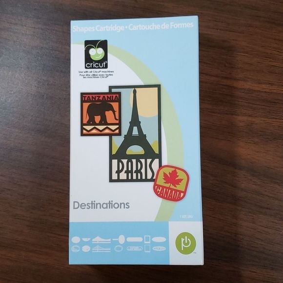 DESTINATIONS Cricut - LAYERS, SITES, LOCATIONS, WORDS, COUNTRY 1 & 2 - Picture 1 of 4